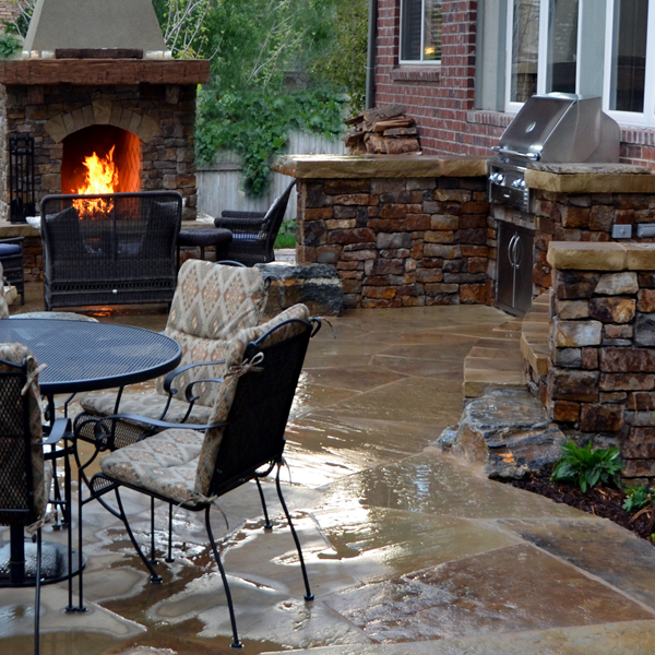 Outdoor Stone Barbecues